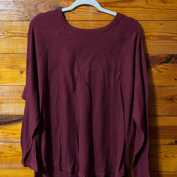 AE Soft Plush Waffle Long Sleeve T-Shirt - Picture 3 of 6